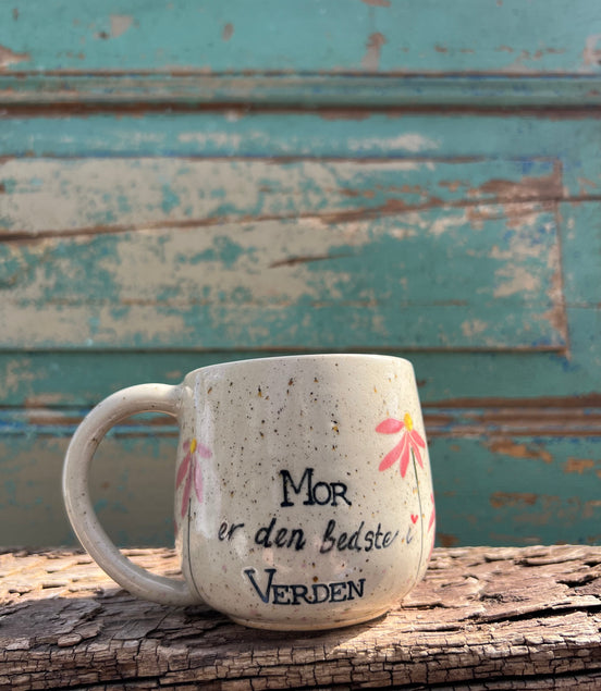 “Mor er den bedste i verden” kop m. hank - 300 ml.