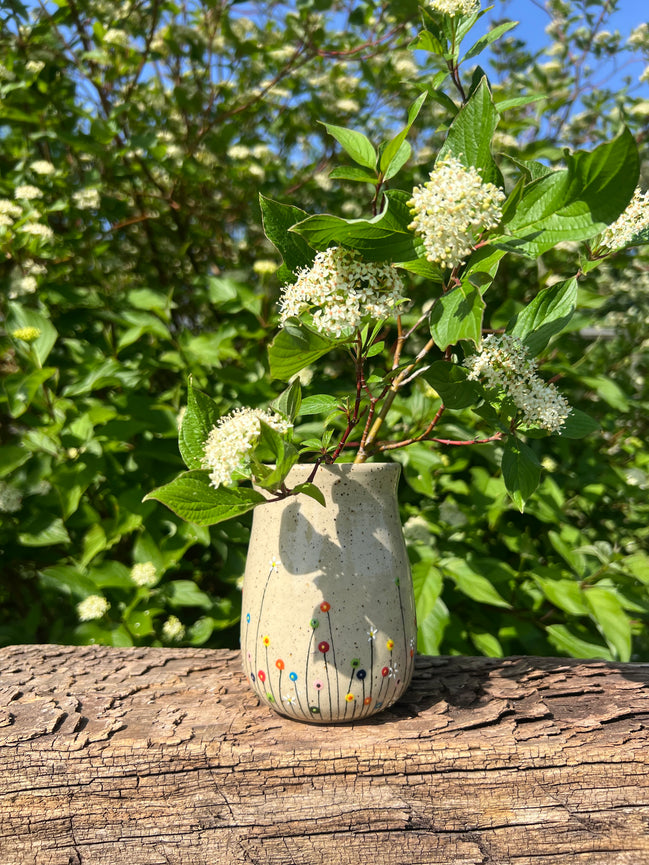 Blomstereng vase - H 12,5 • Ø 7 cm.
