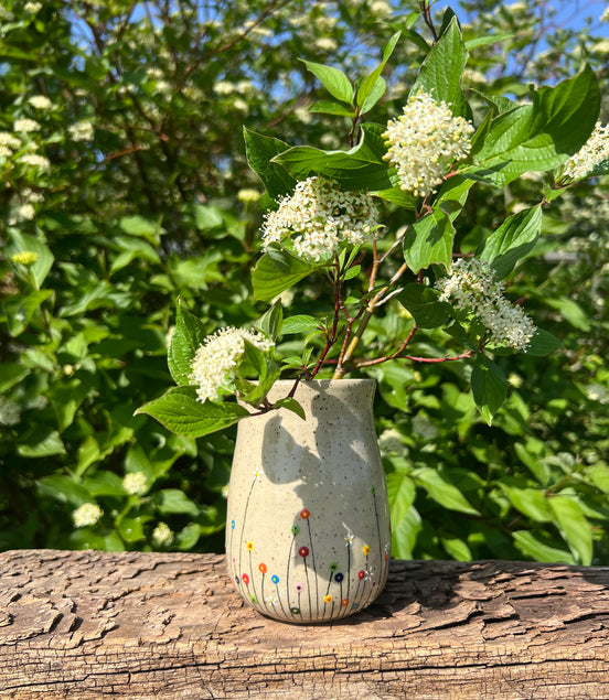 Blomstereng vase - H 12,5 • Ø 7 cm.