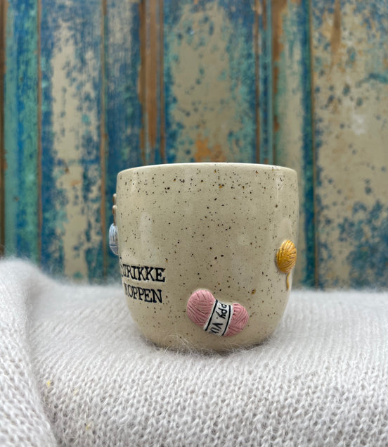 “Strikke koppen” m. hank - 375 ml.
