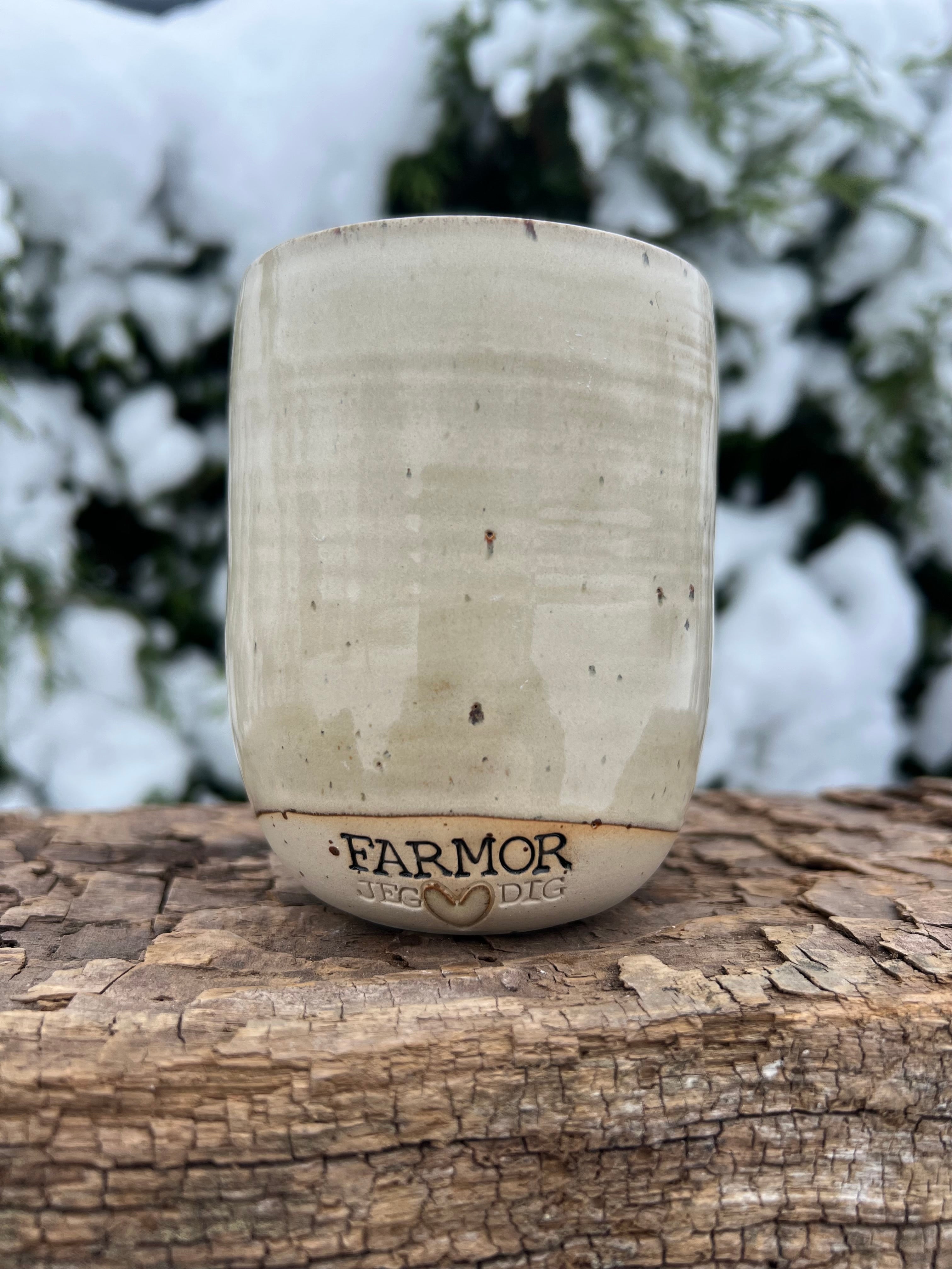 “Farmor - jeg <3 dig” kop u. hank - 325 ml.