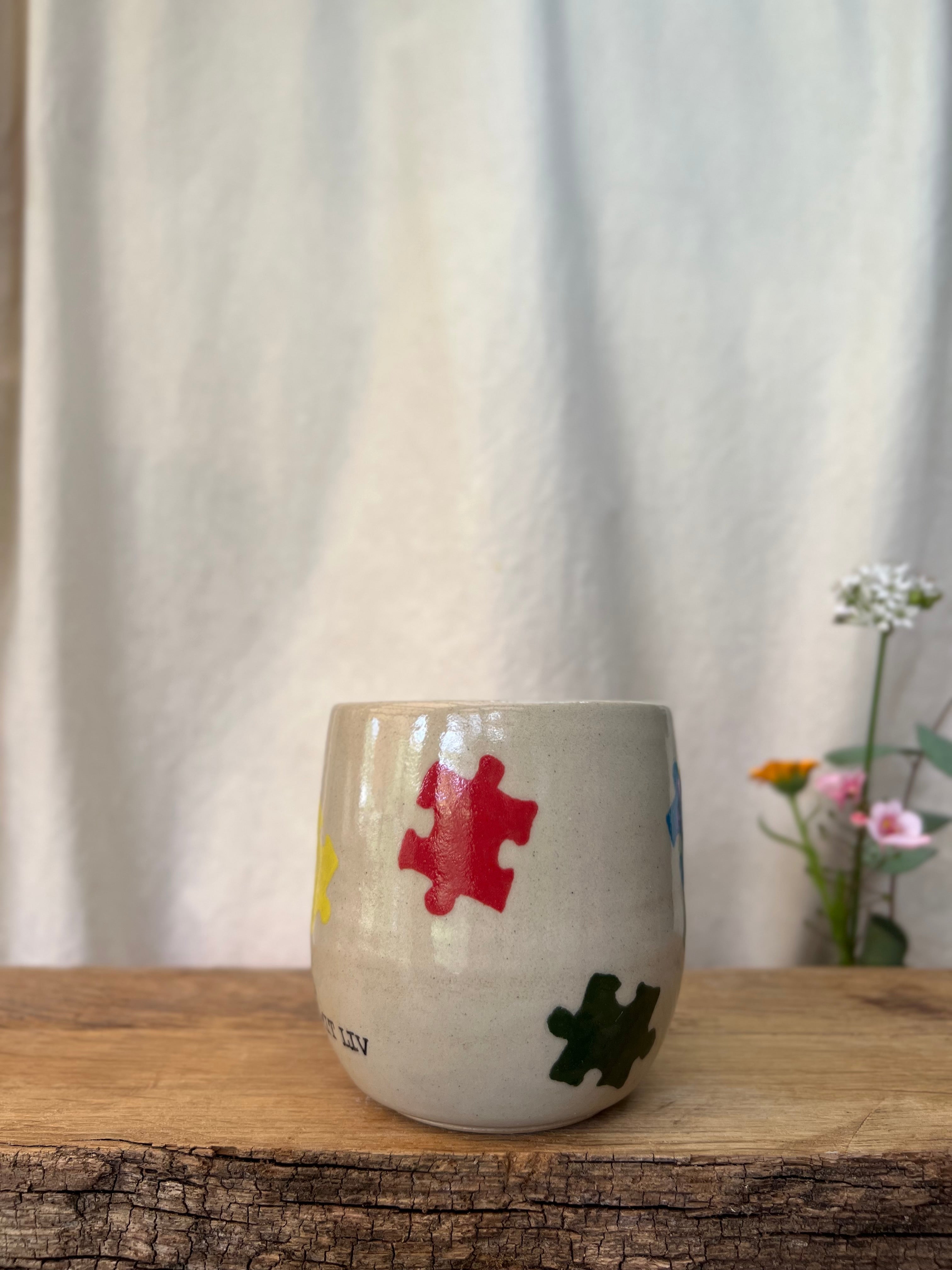 “Far en vigtig brik i mit liv” kop m. hank - 300 ml.