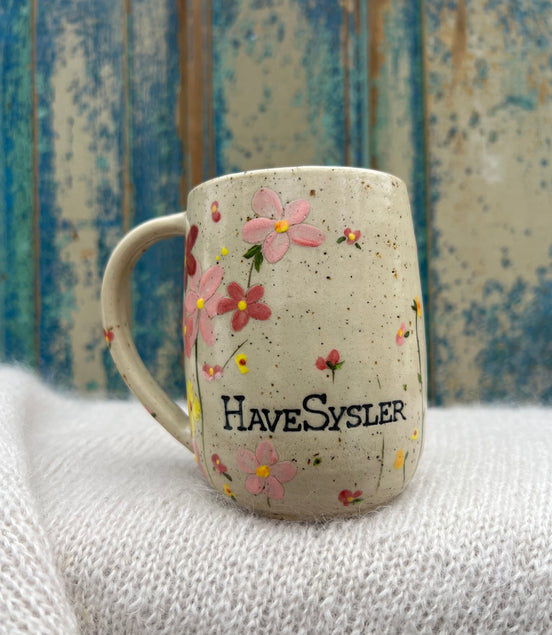 “Havesysler” kop m. hank - 350 ml.