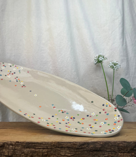 Blomstereng fad - L 35 cm.