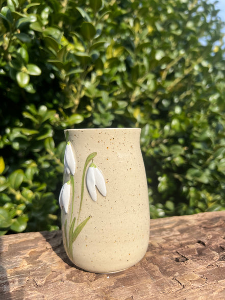 Vintergække-vase - H. 10 cm.
