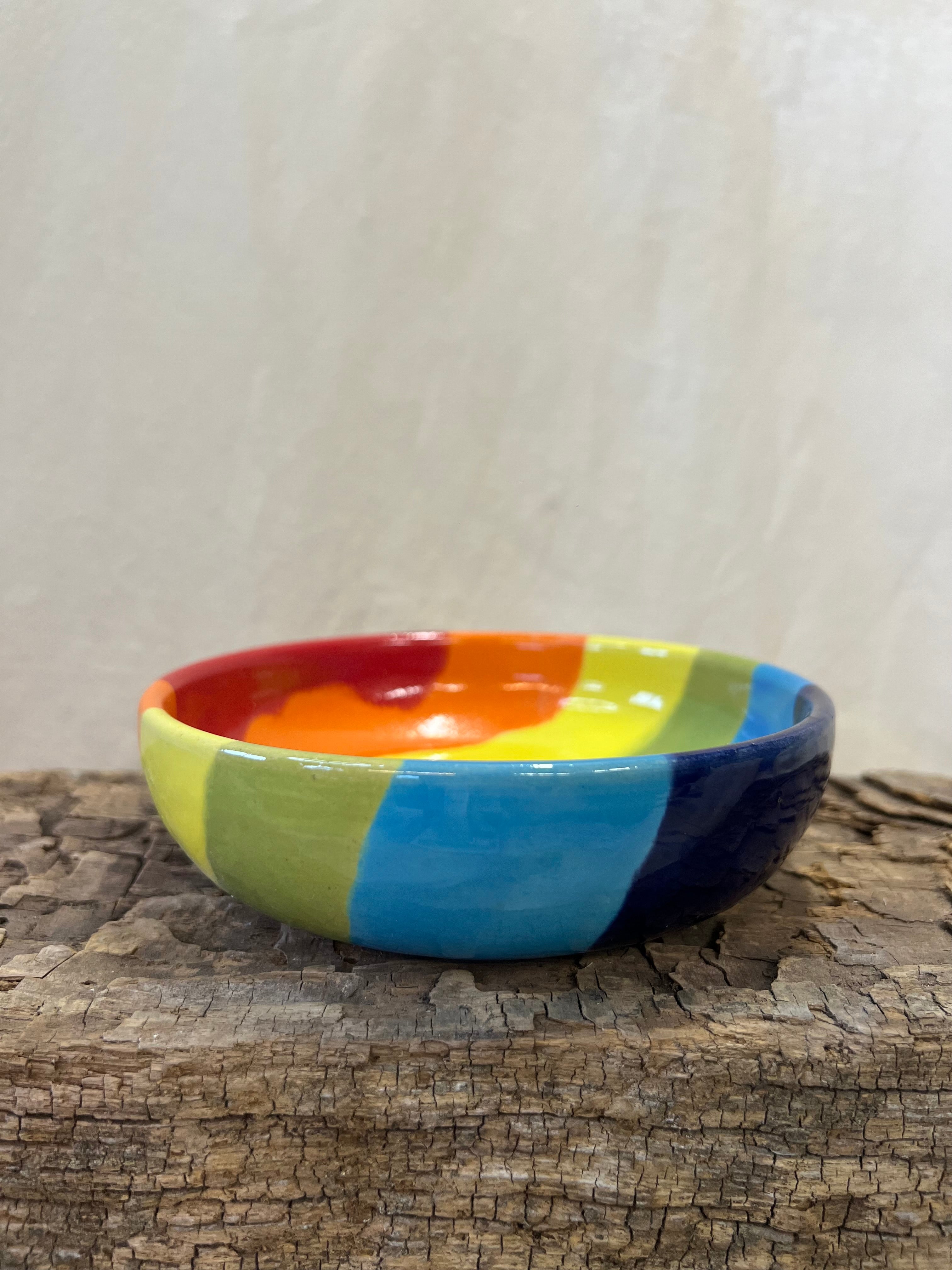 Regnbue skål - Ø 14 cm.