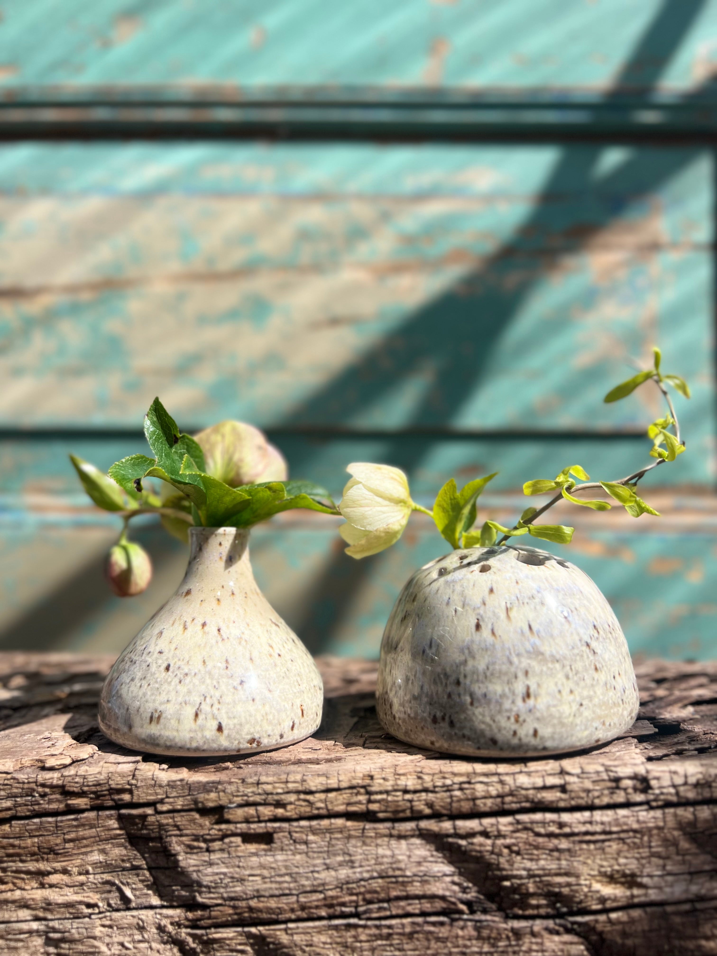 Mini vase sæt - H 6 - 5,2 cm.