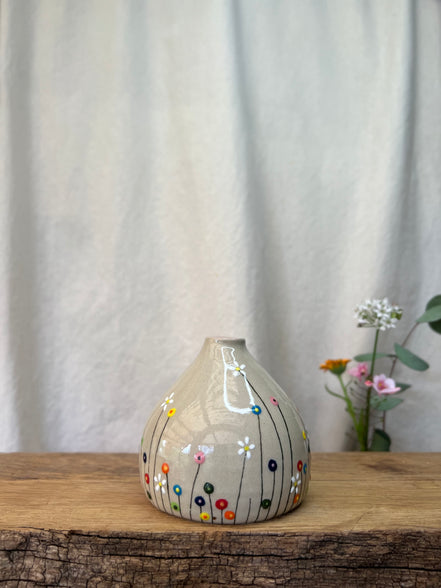 Blomstereng rosa vase