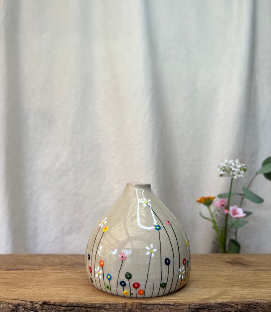 Blomstereng rosa vase