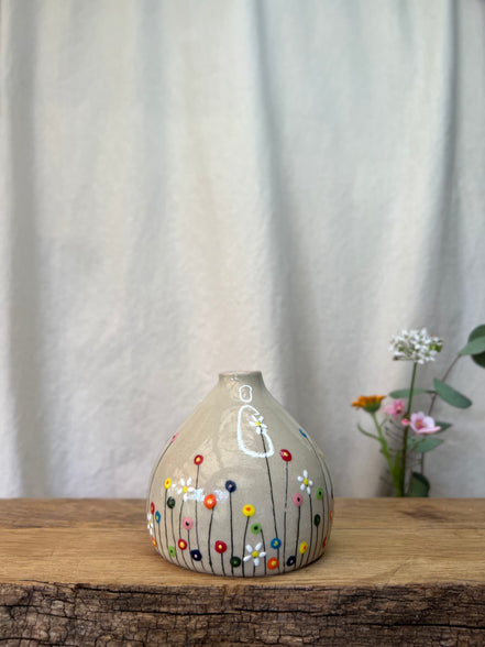 Blomstereng rosa vase