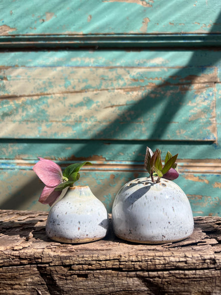 Mini vase sæt - H 4,5 - 5,3 cm.