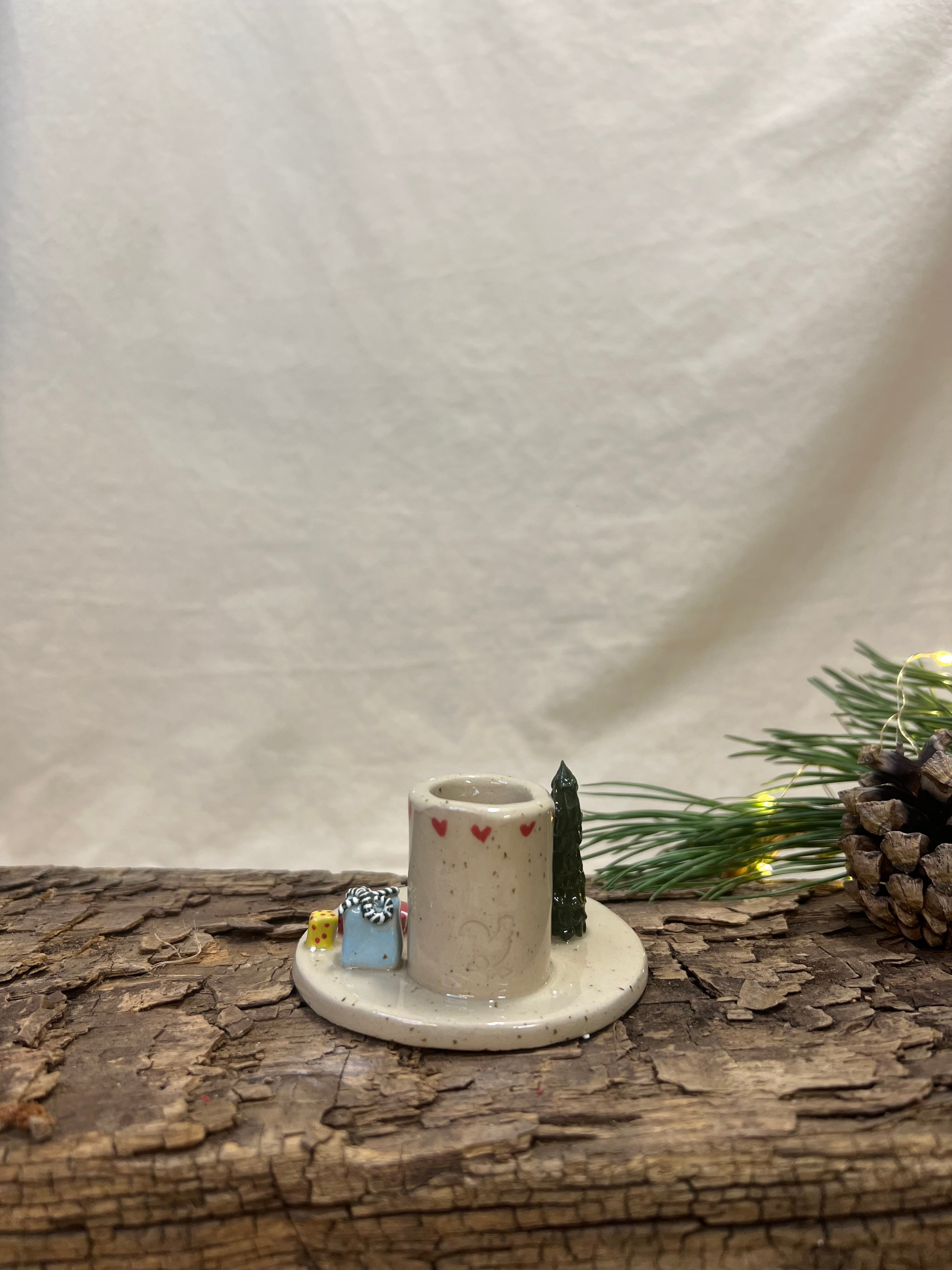 Julestage til kronelys