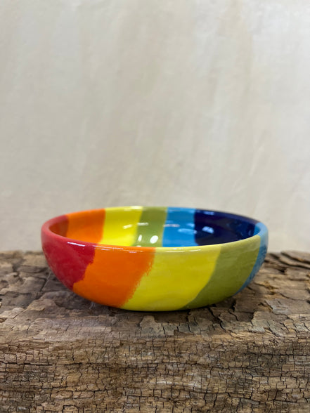 Regnbue skål - Ø 14 cm.