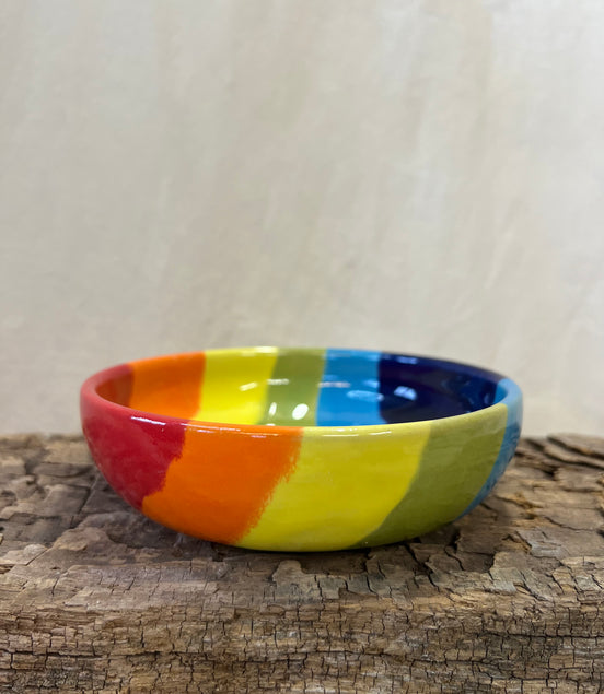Regnbue skål - Ø 14 cm.