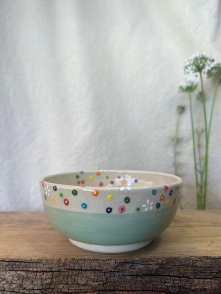 Blomstereng skål - Ø 13,5 cm.