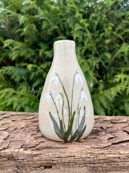 Vintergække vase - H 13 cm.