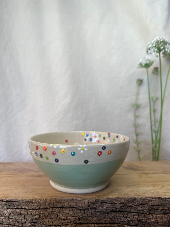 Blomstereng skål - Ø 12,5 cm.