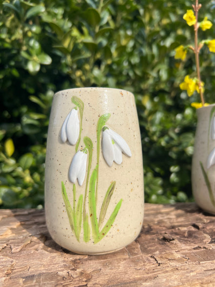 Vintergække-vase - H. 10,5 cm.