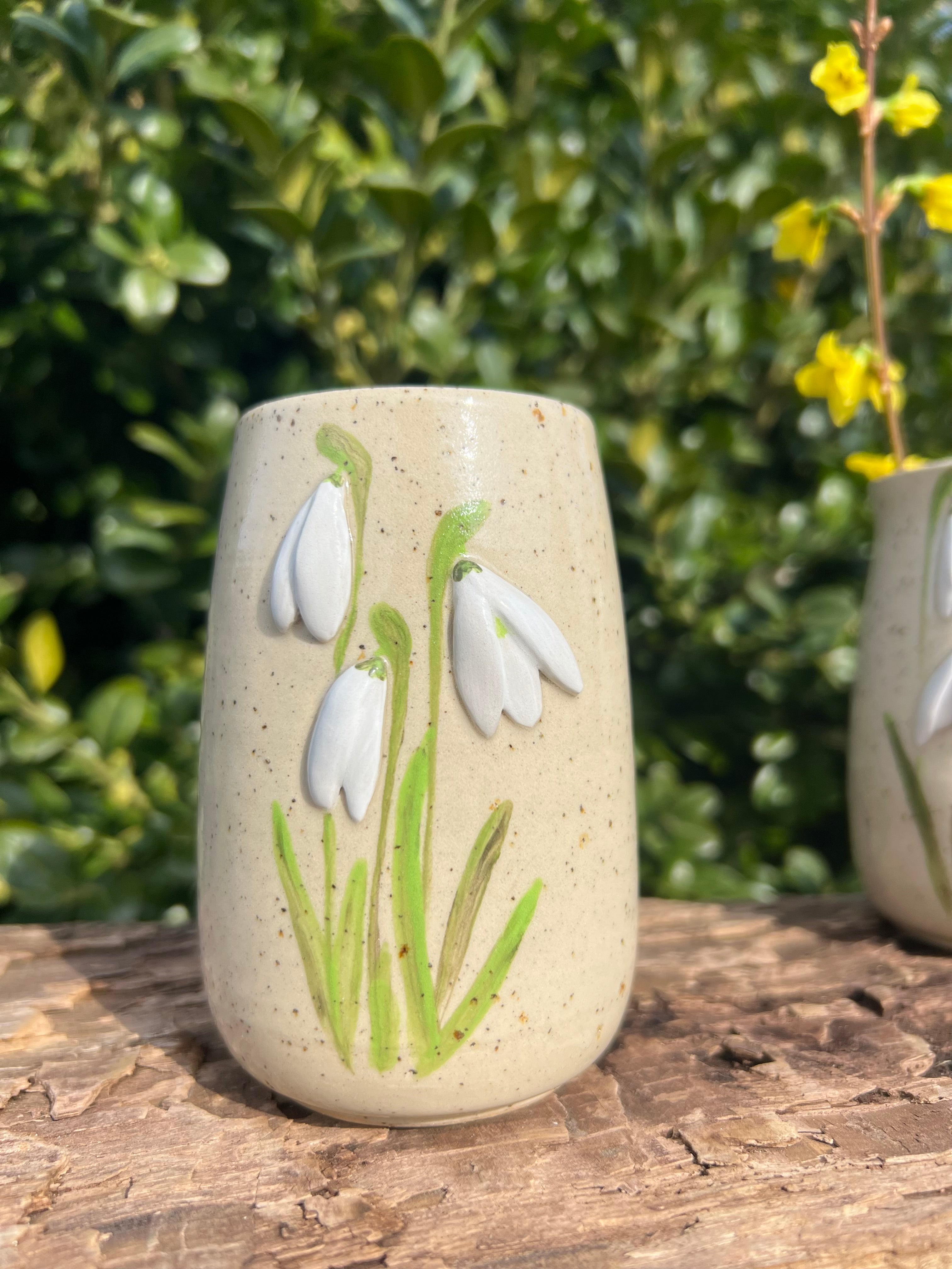 Vintergække-vase - H. 10,5 cm.
