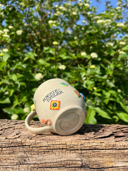 “Hækle-sysler” kop m. hank - 290 ml.