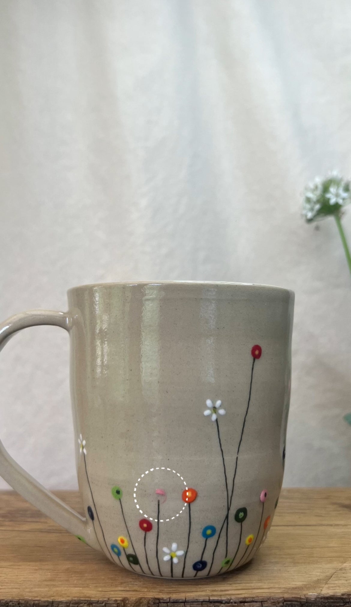 Blomstereng kop m. hank - 400 ml.