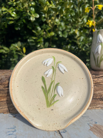 Vintergække-spoonrest - Ø 13 cm.