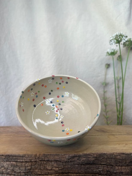 Blomstereng skål - Ø 13,5 cm.