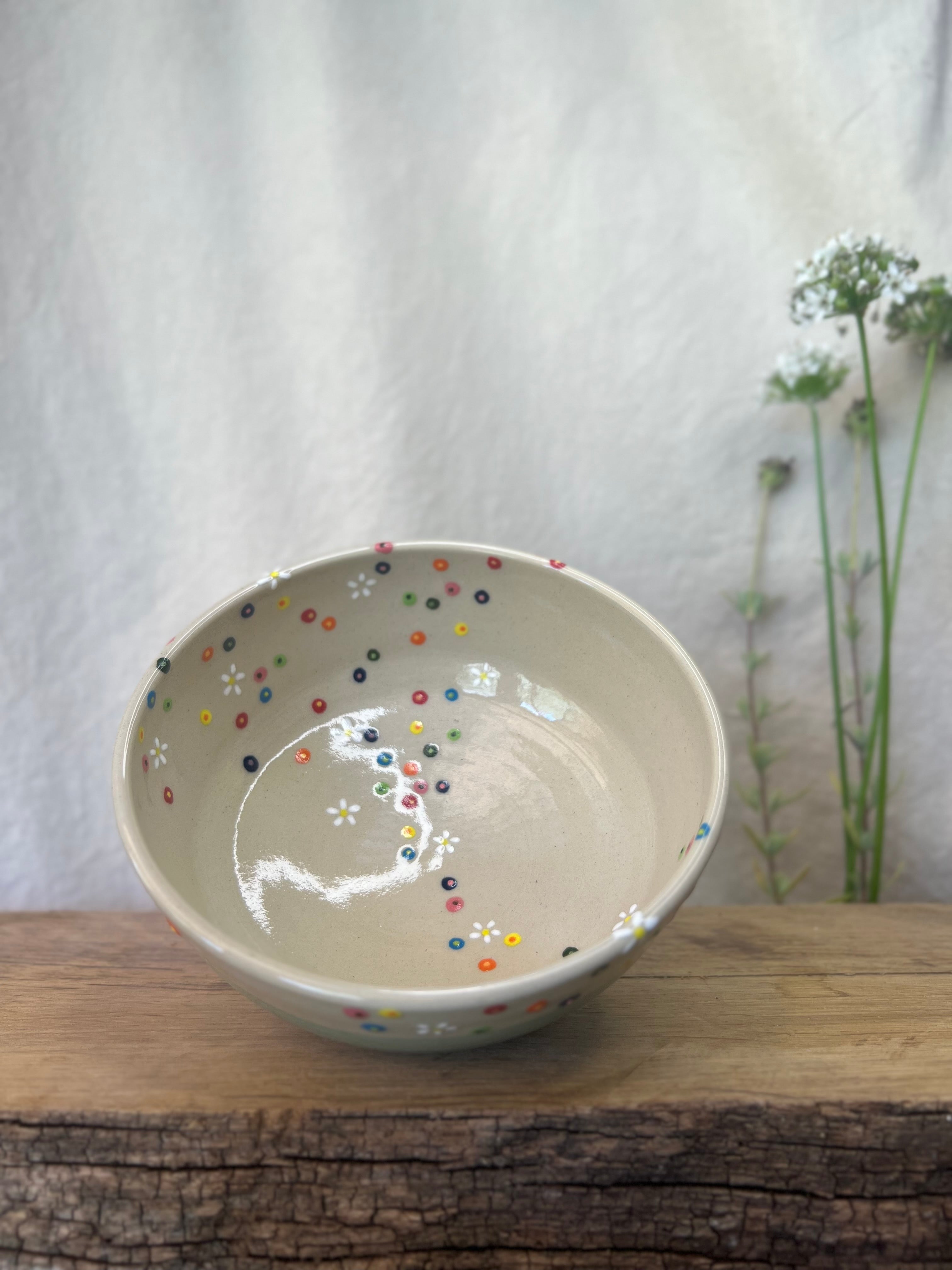 Blomstereng skål - Ø 13,5 cm.