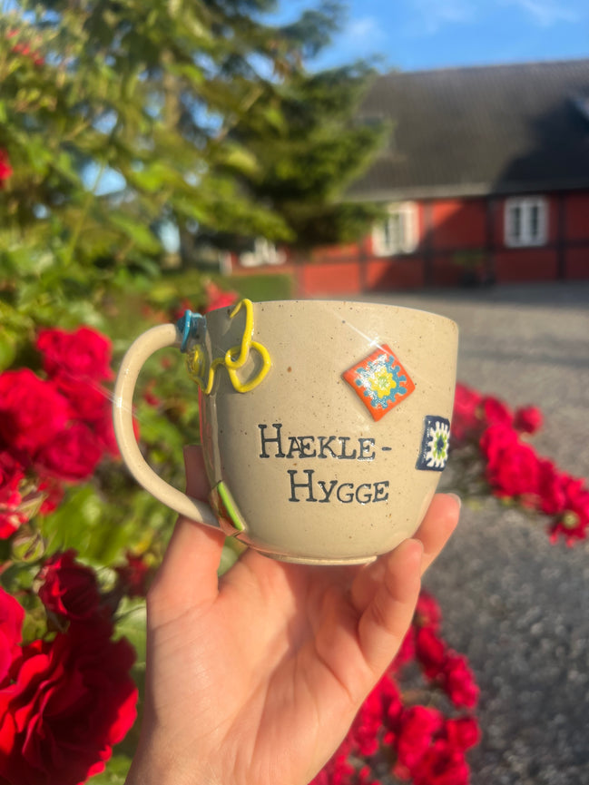 “Hækle-Hygge” kop m. hank - 250 ml.