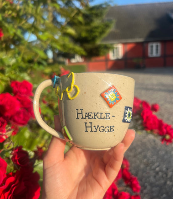 “Hækle-Hygge” kop m. hank - 250 ml.