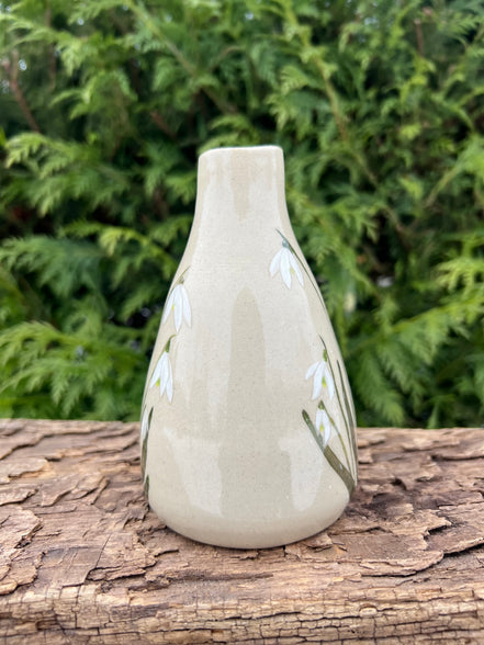 Vintergække vase - H 13 cm.