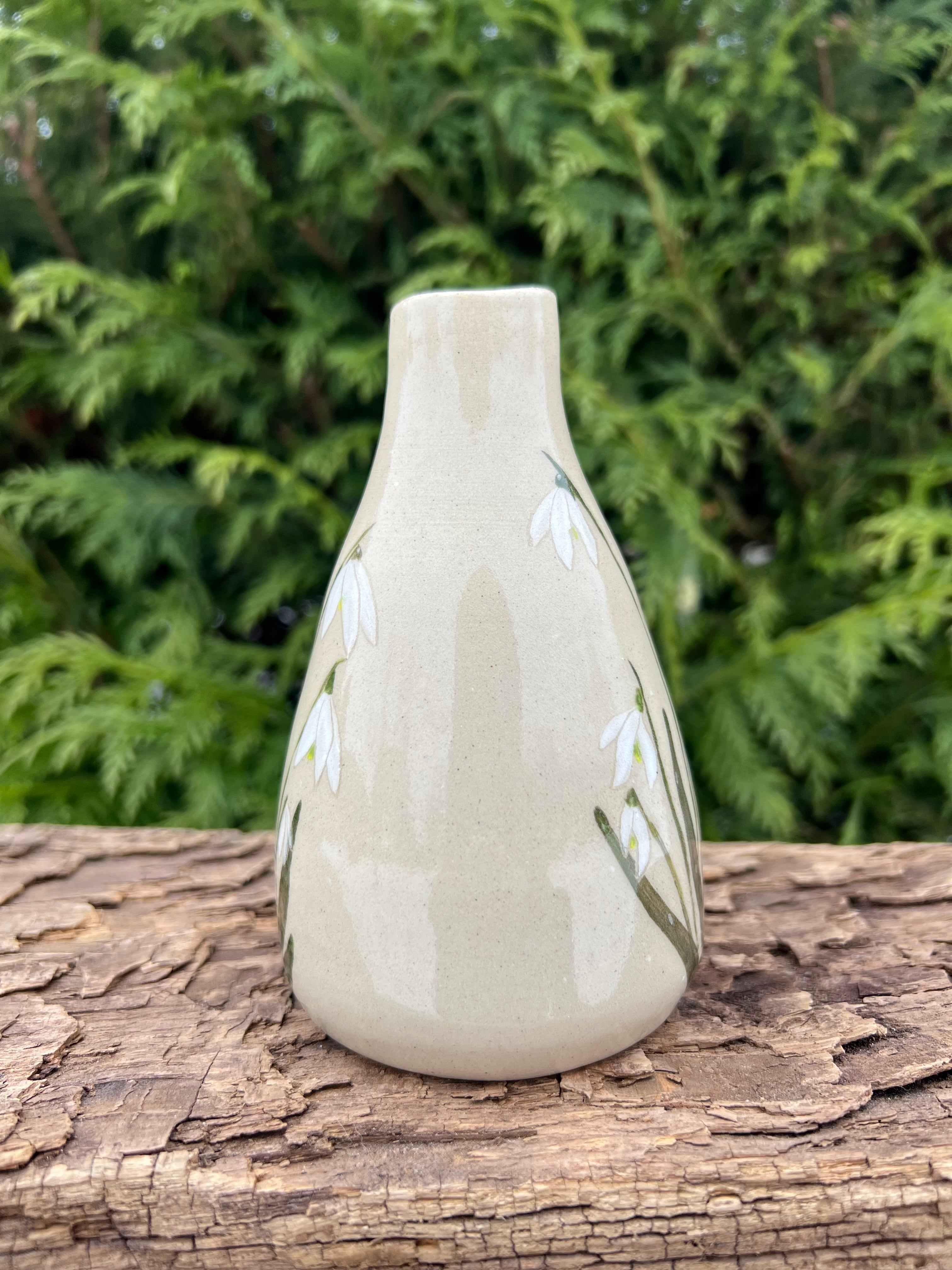 Vintergække vase - H 13 cm.