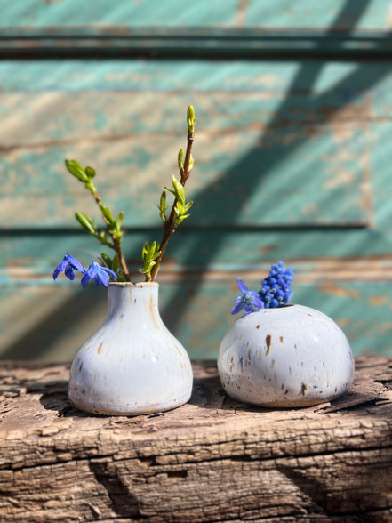 Mini vase sæt - H 4,5 - 6 cm.