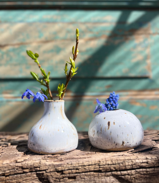 Mini vase sæt - H 4,5 - 6 cm.