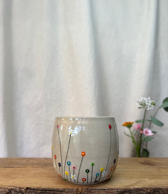 Blomstereng rosa kop m. hank - 325 ml.