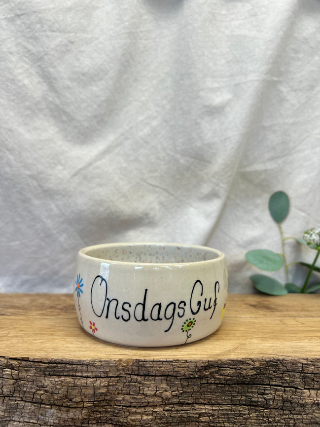 “Onsdags guf” skål - Ø 10,5 cm.