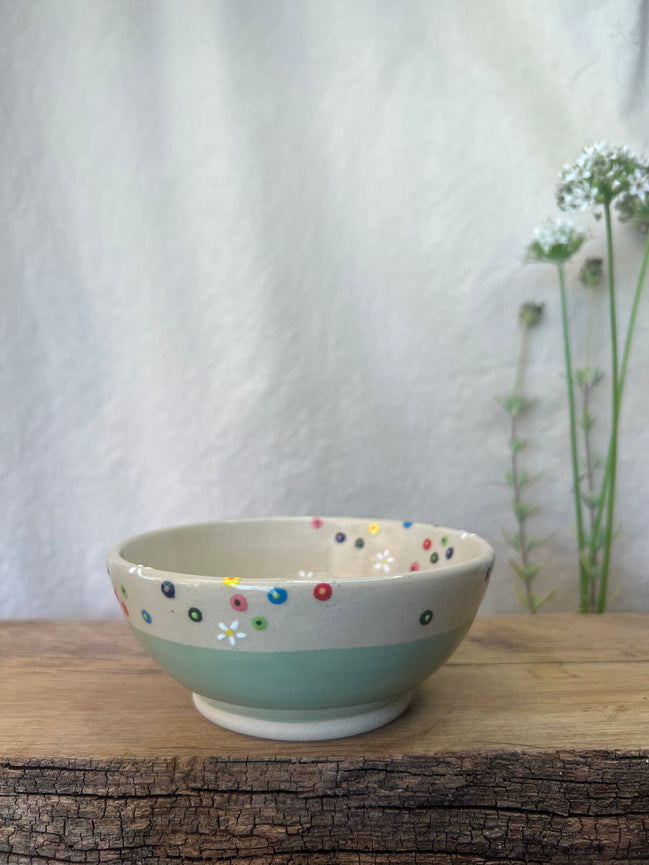 Blomstereng skål - Ø 12,5 cm.