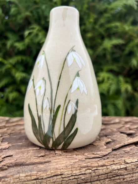 Vintergække vase - H 13 cm.