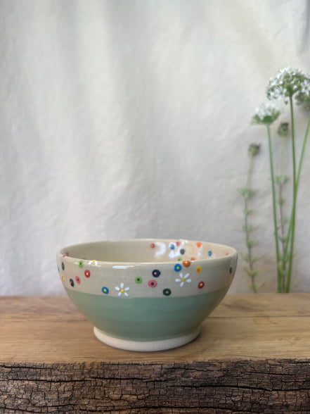 Blomstereng skål - Ø 12,5 cm.
