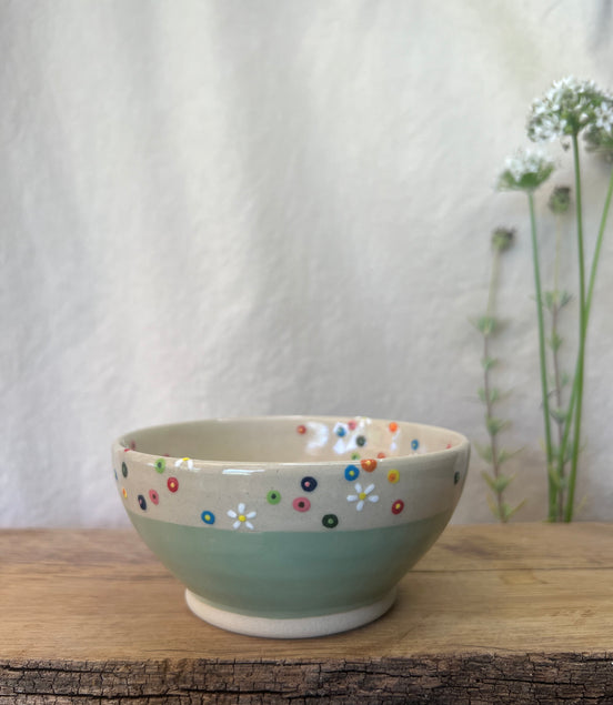 Blomstereng skål - Ø 12,5 cm.