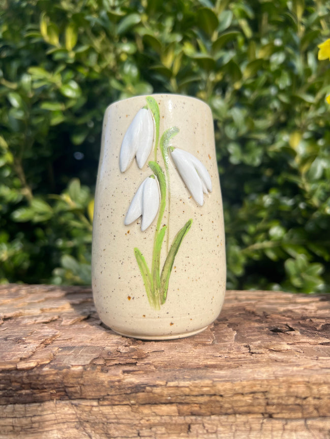 Vintergække-vase - H. 10,5 cm.