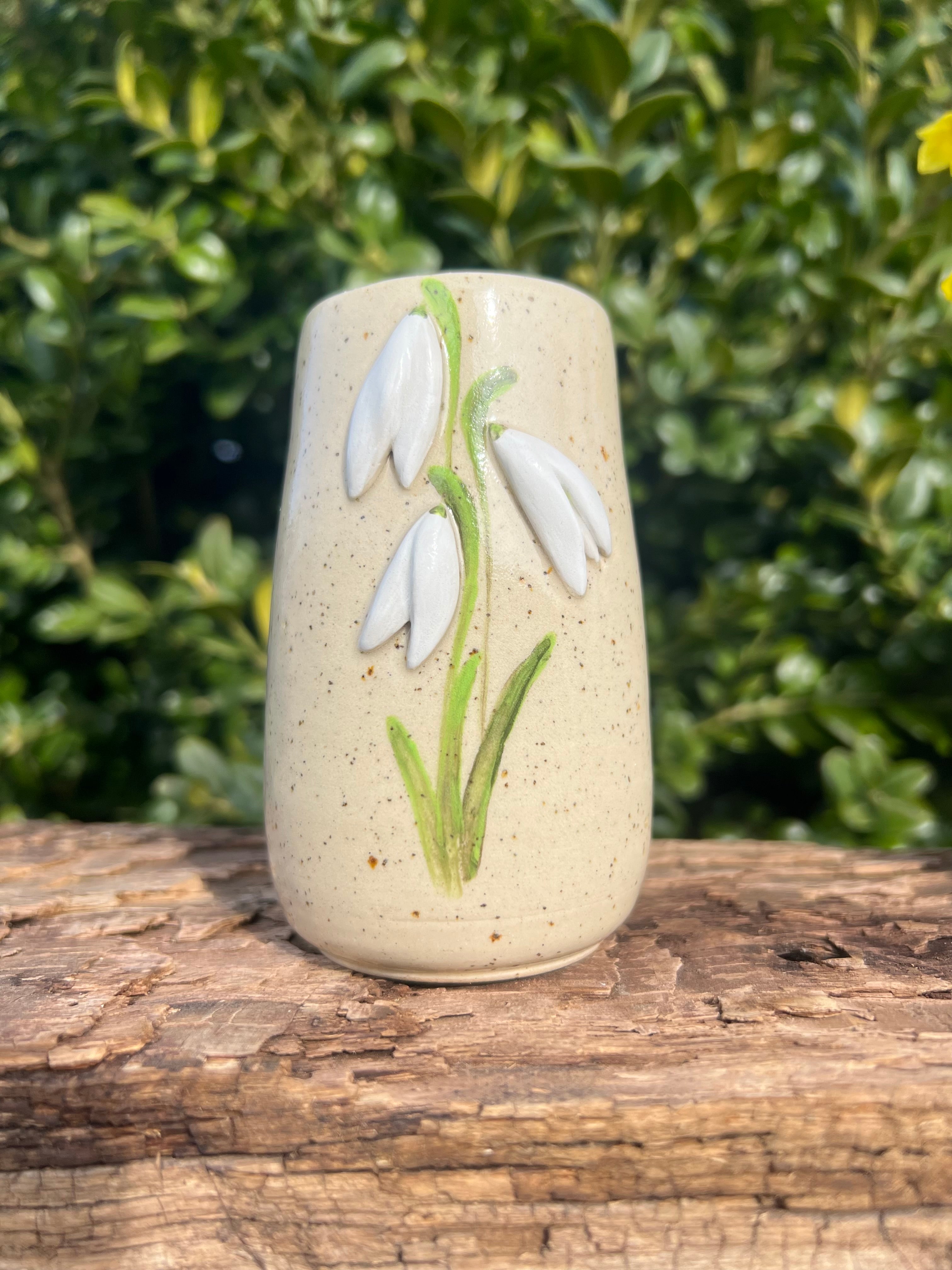 Vintergække-vase - H. 10,5 cm.