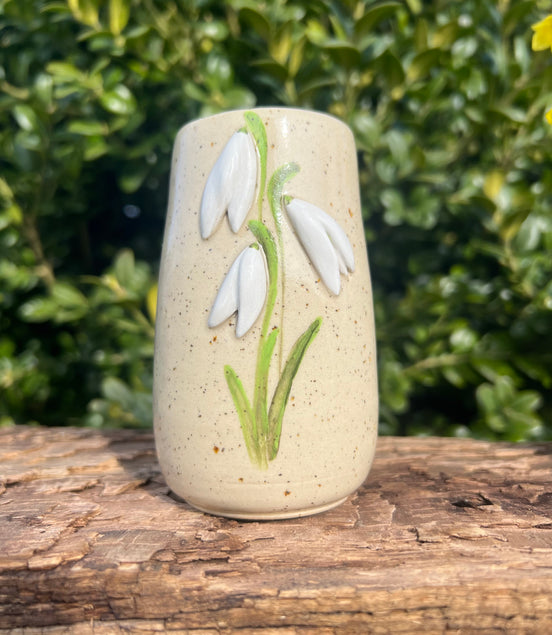 Vintergække-vase - H. 10,5 cm.