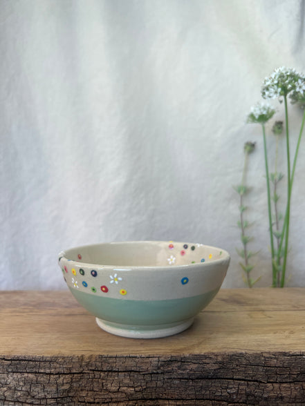 Blomstereng skål - Ø 12,5 cm.