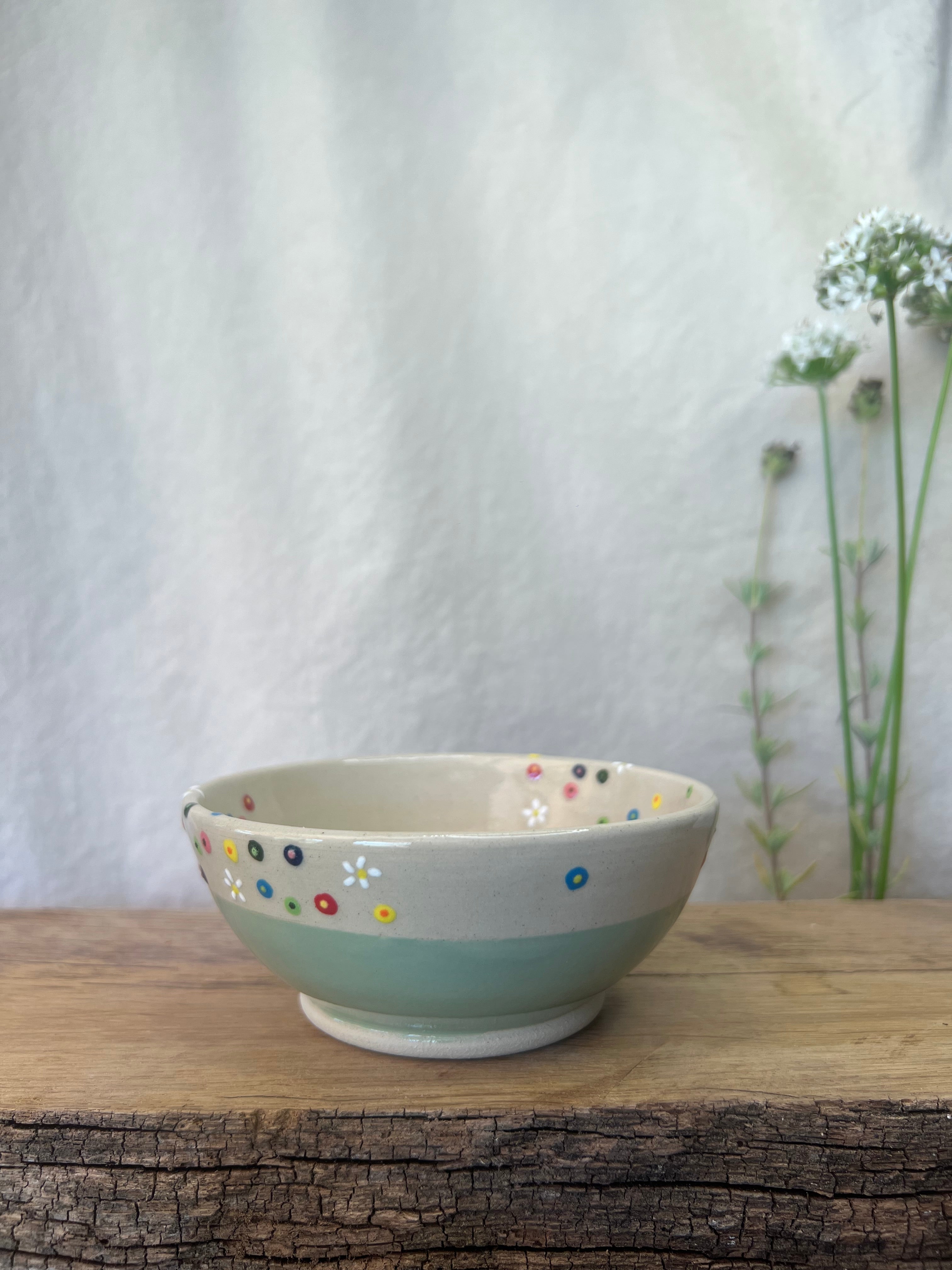 Blomstereng skål - Ø 12,5 cm.