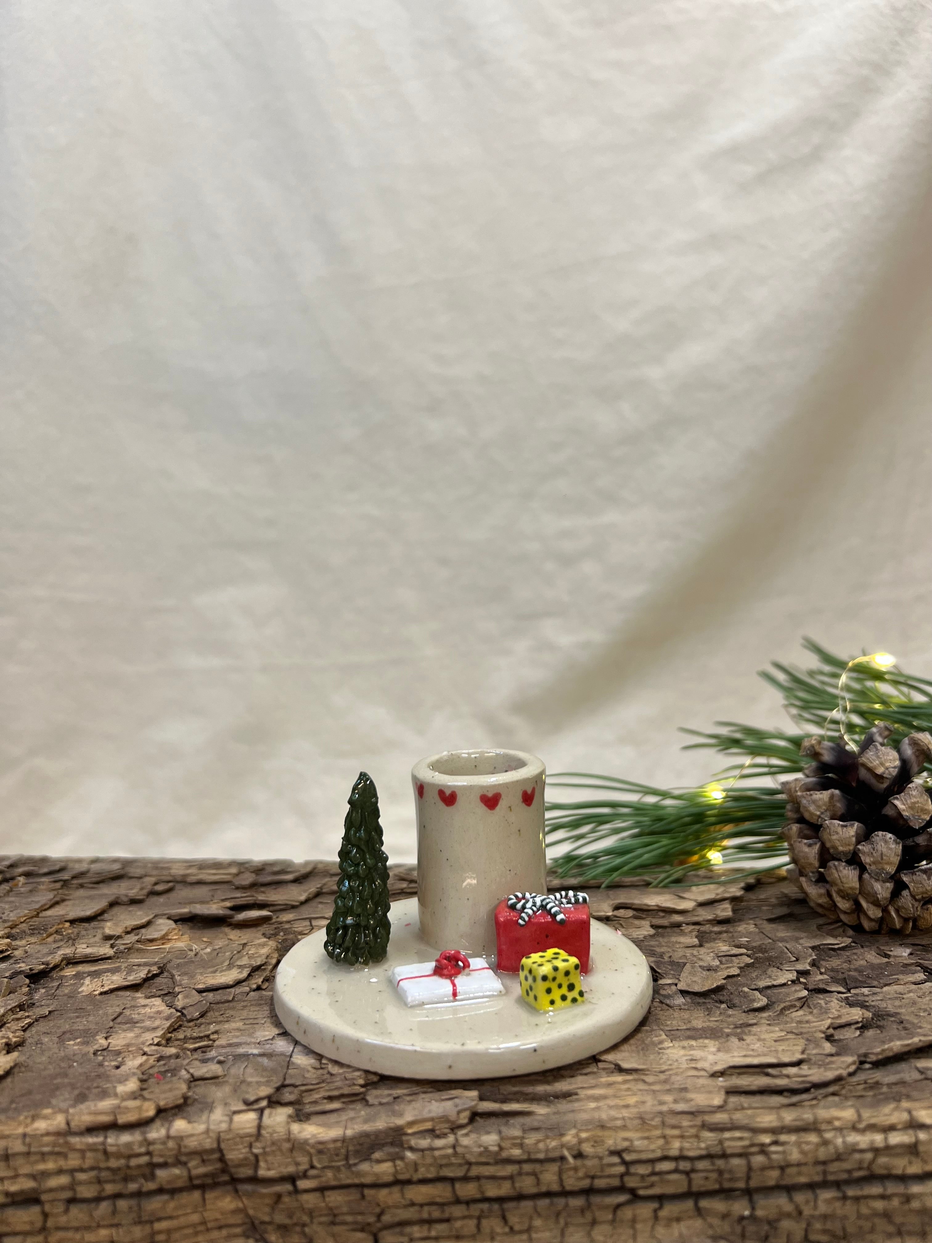 Julestage til kronelys