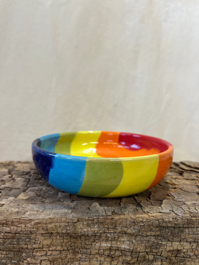 Regnbue skål - Ø 14 cm.