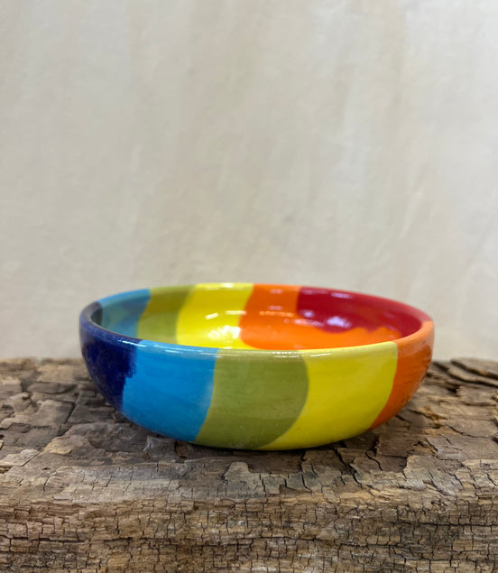 Regnbue skål - Ø 14 cm.