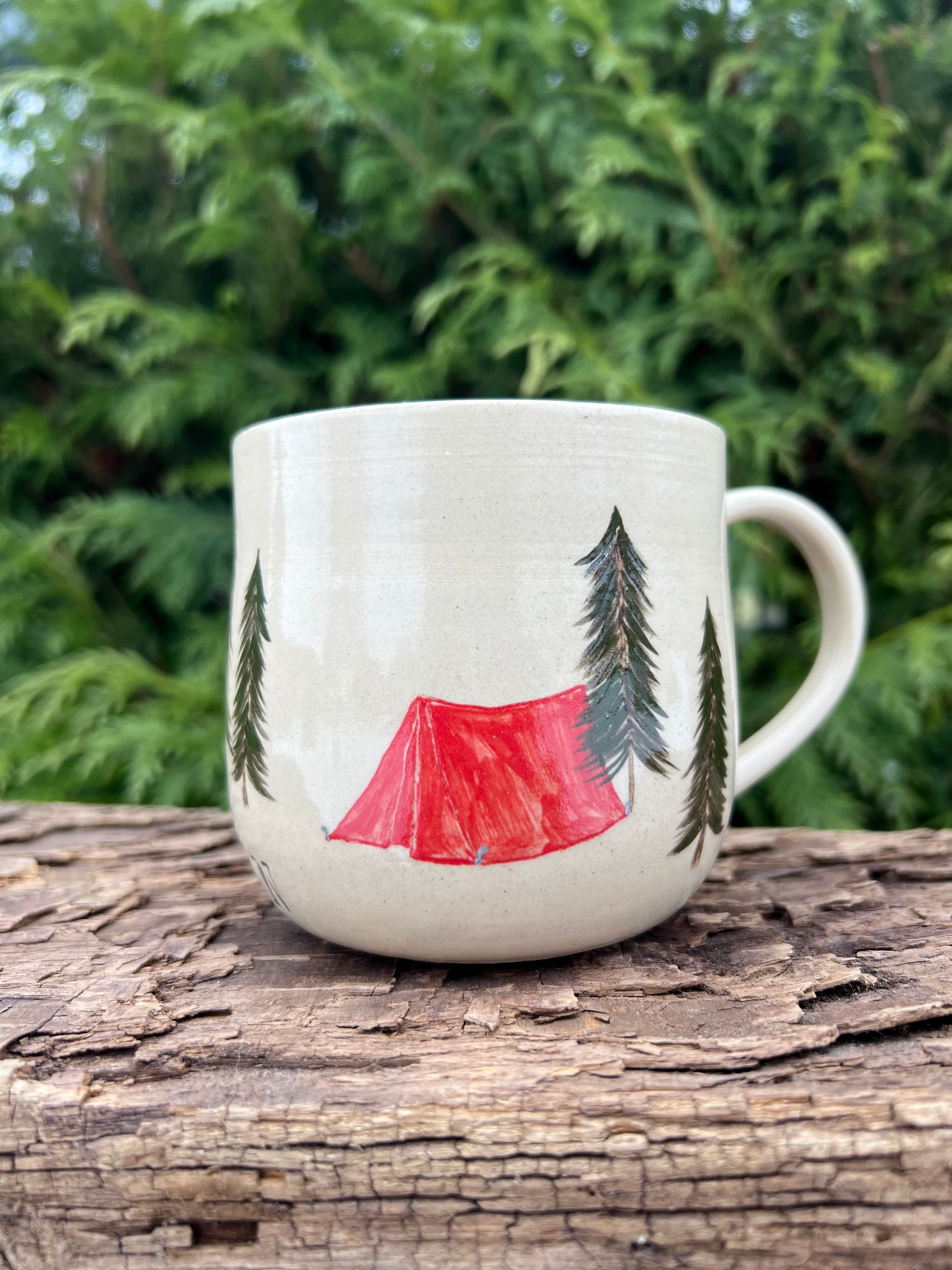 Campingkop m. hank - 300 ml.