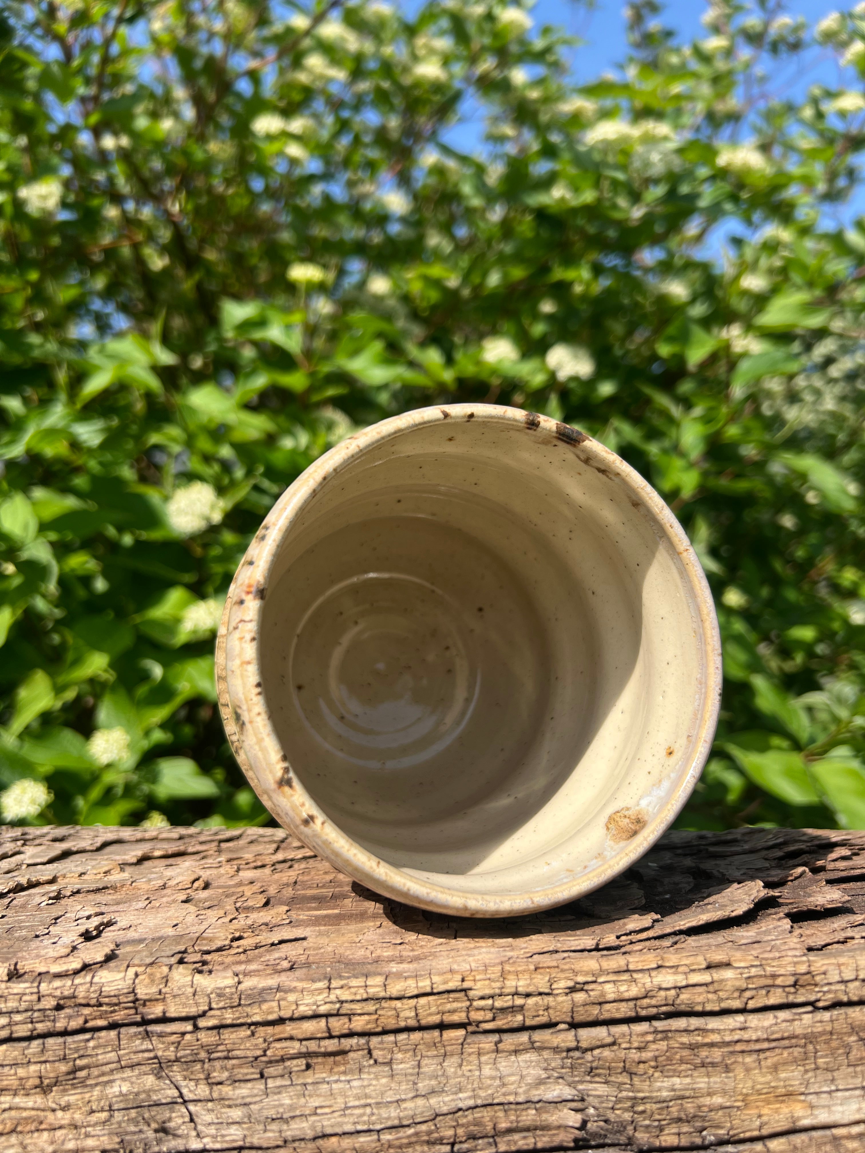 Måne bølgevase - H 13,5 • Ø 10,5 cm.
